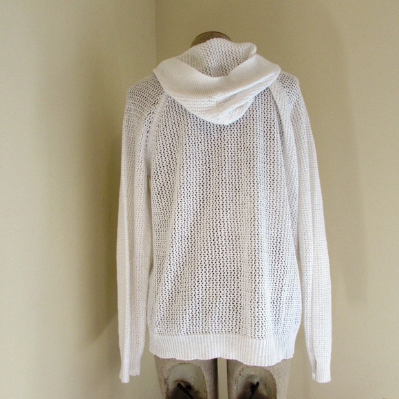 Shirt 469 woman's White Knit Hoody - Picture 2 of 4